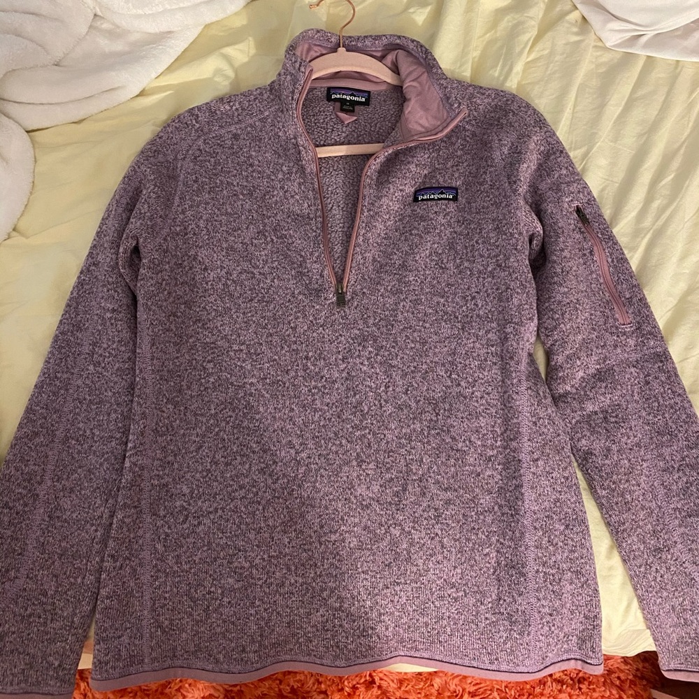 Patagonia pullover- purple color